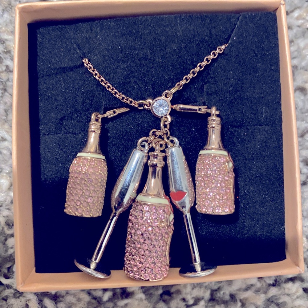 Kate Spade “Time for a celebration” necklace and earrings